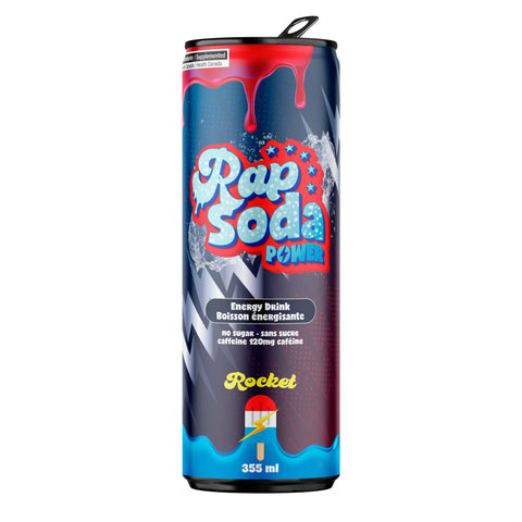 Rap Soda Power Rocket – Classic Popsicle – 355 ml – Pack de 6