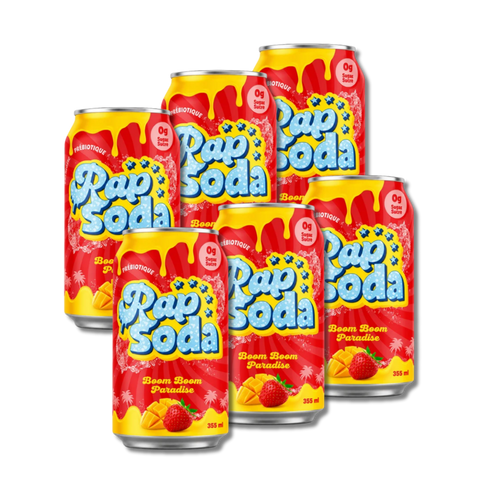 RAP SODA Boom Boom Paradise - pack de 6 canettes