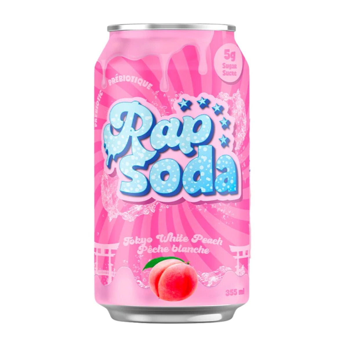 Rap Soda Tokyo White Peach - Pêche blanche